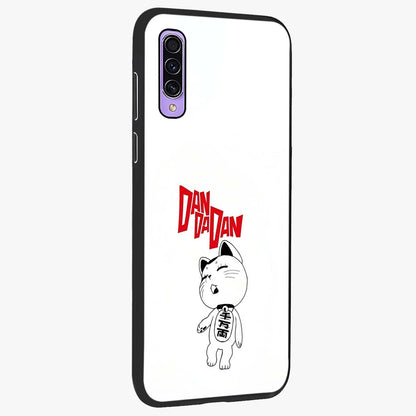 Playful Spirit Charm Glass Case upright view showcasing vibrant charm artwork with fun artistic theme.