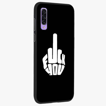 Rebel Mode On Glass Case upright view showcasing striking statement artwork with bold rebellious theme.