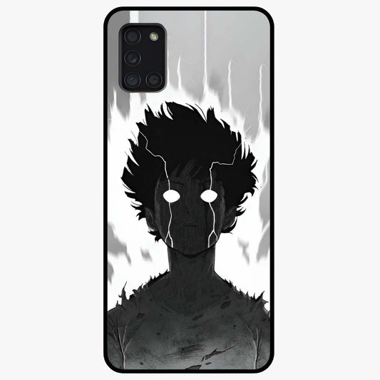 Awakened Inner Rage Glass Case showing flat back view with intense artistic artwork and glossy glass finish.