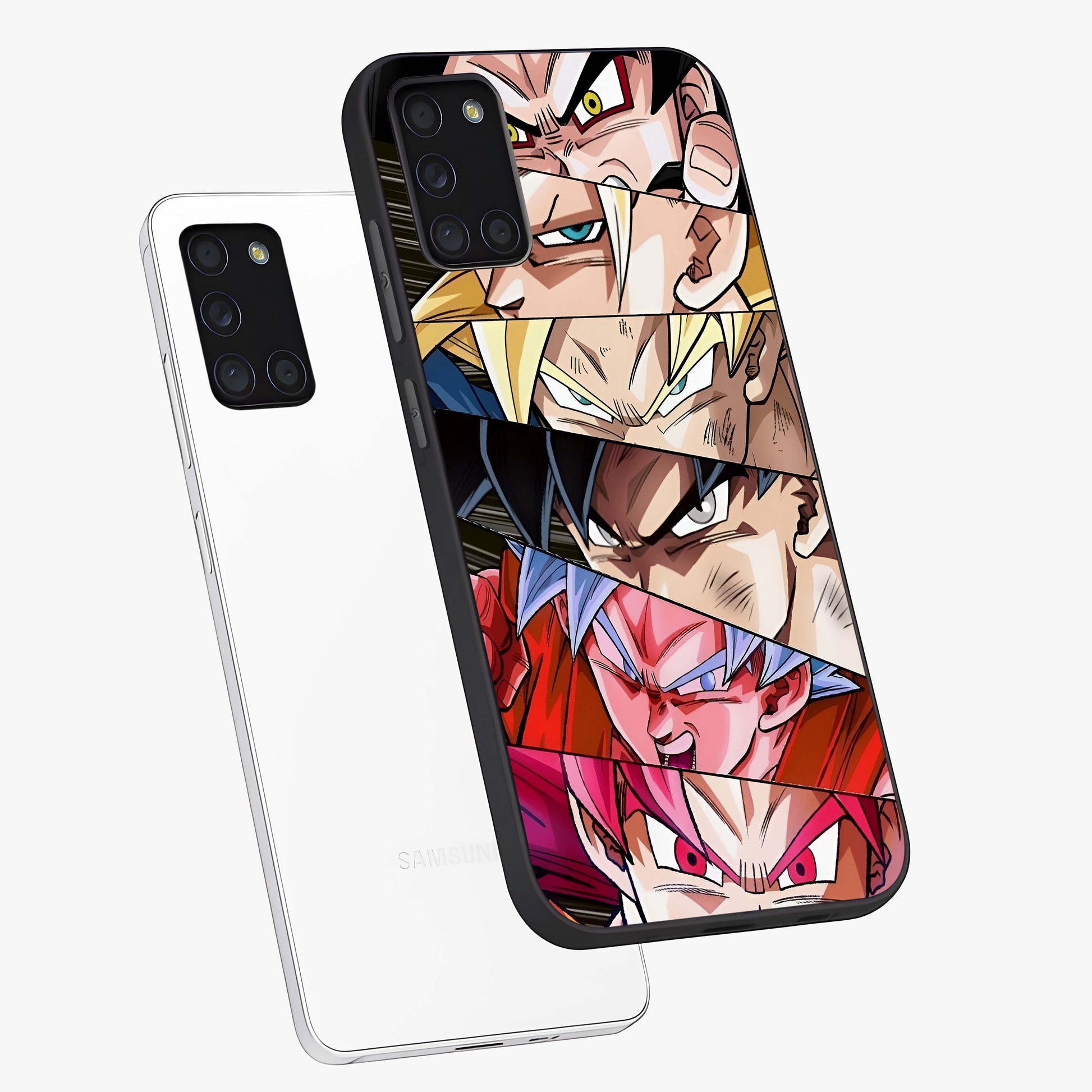 Anime Character Glass Case displayed in angled mockup highlighting colorful anime character illustration.