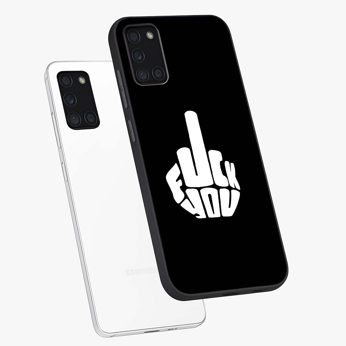 Rebel Mode On Glass Case displayed in angled mockup highlighting edgy text design with modern street aesthetic.