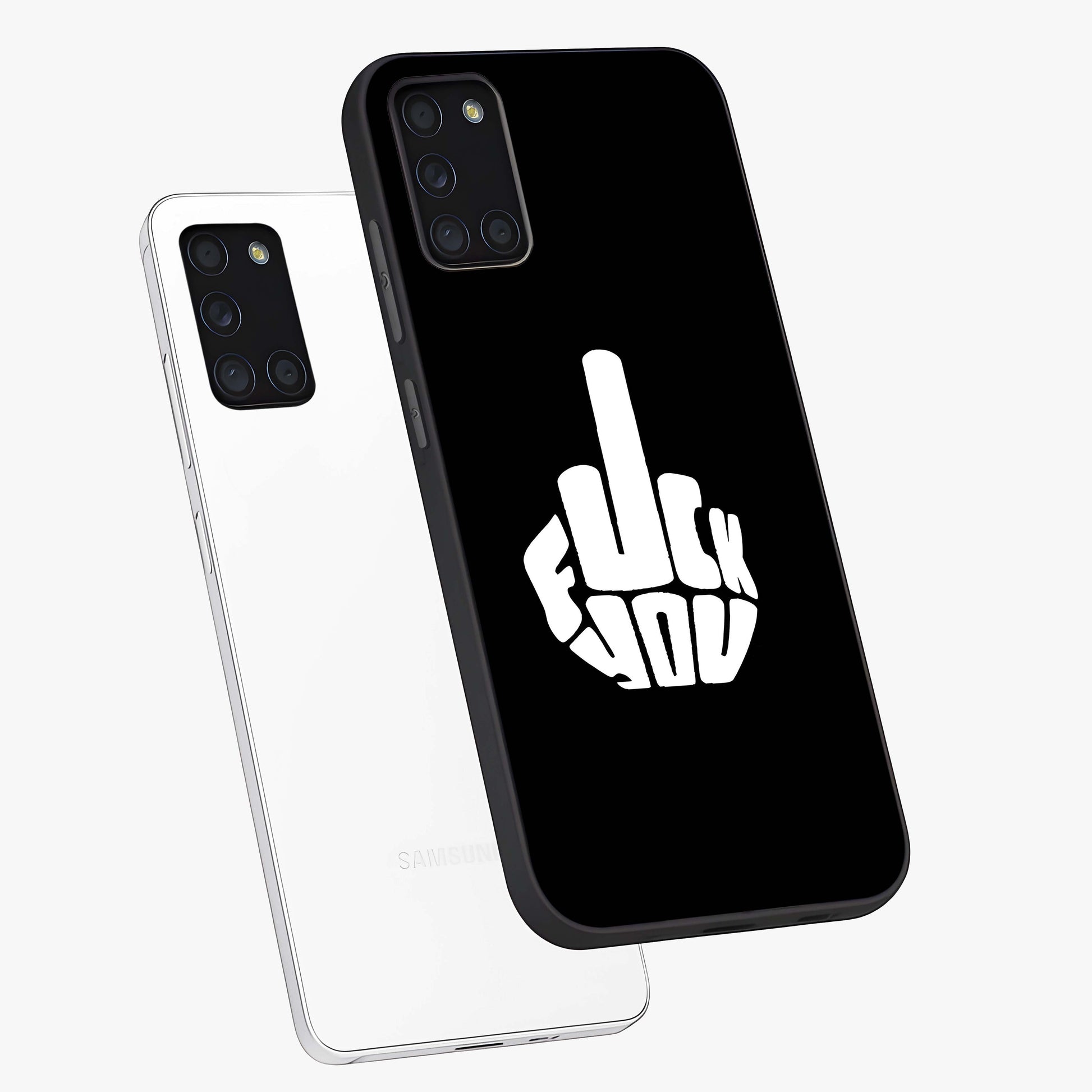 Rebel Mode On Glass Case displayed in angled mockup highlighting edgy text design with modern street aesthetic.
