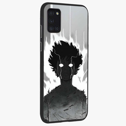 Awakened Inner Rage Glass Case upright view showcasing dramatic artwork with strong expressive aesthetic.