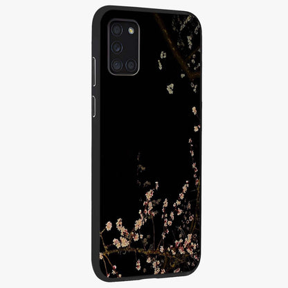 Petal Moon Light With Custom Name Glass Case upright view showcasing elegant floral moon artwork with personalized aesthetic.