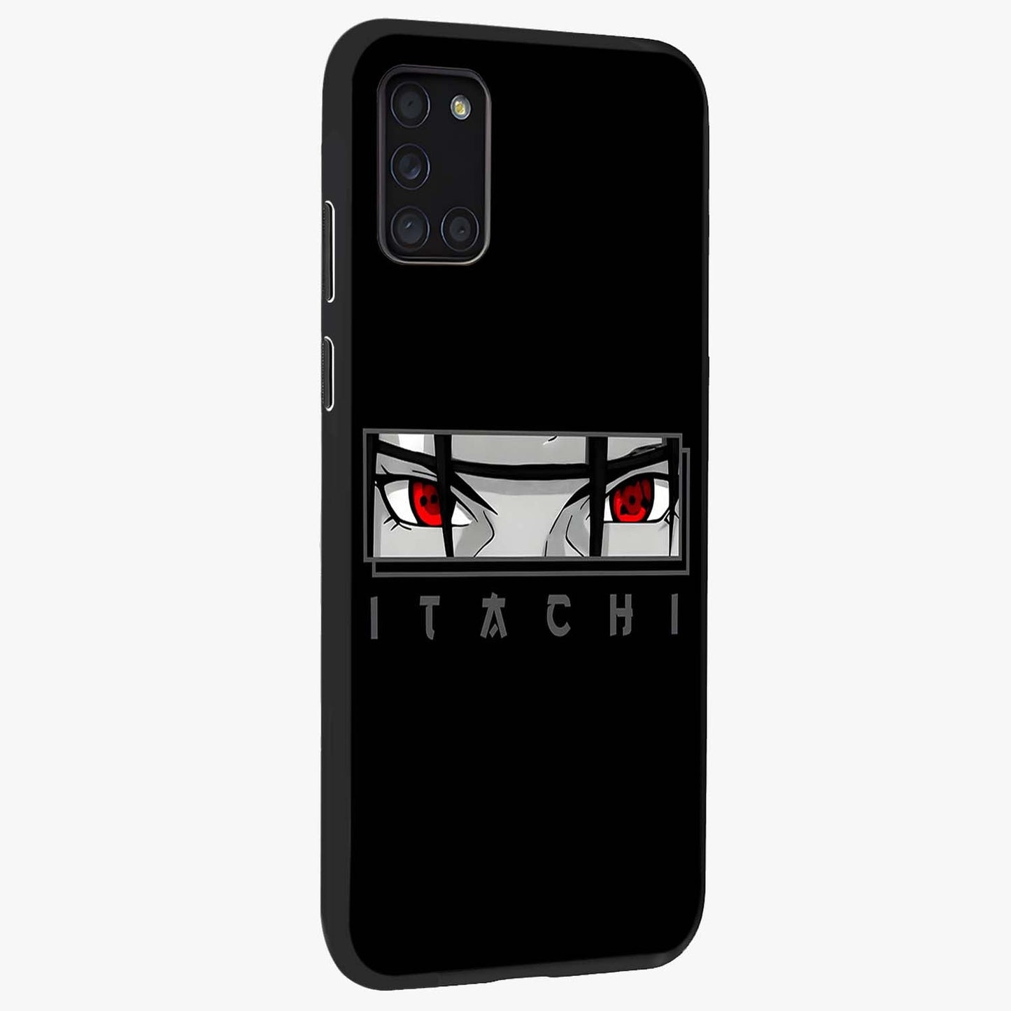 Scarlet Gaze Dominance Glass Case upright view showcasing powerful dramatic artwork with dominant artistic theme.