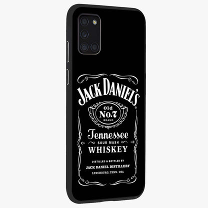 Vintage Whiskey Heritage Glass Case upright view showcasing stylish vintage whiskey artwork with timeless bar culture theme.