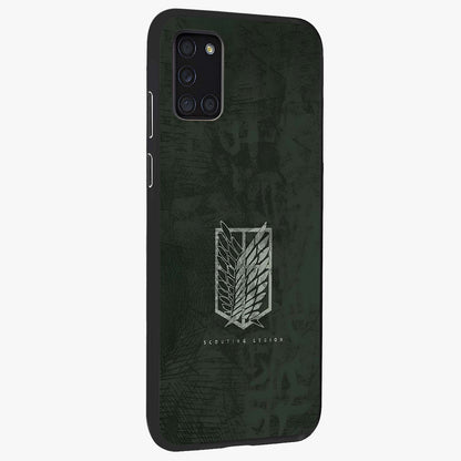 Wings Of Freedom Glass Case upright view showcasing powerful wings artwork with freedom themed design.