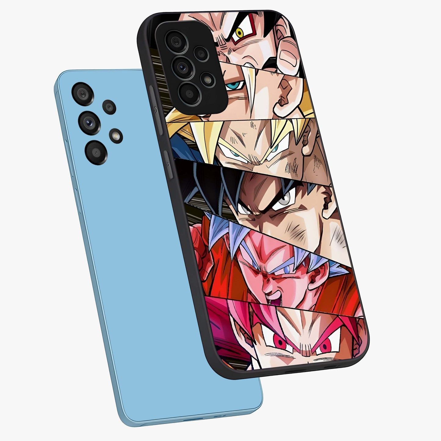 Anime Character Glass Case displayed in angled mockup highlighting colorful anime character illustration.