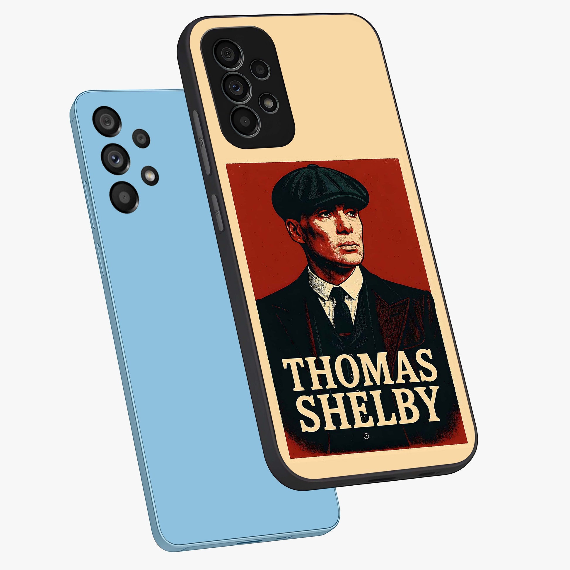 Vintage Mafia Authority Glass Case displayed in angled mockup highlighting powerful retro design with classic gangster aesthetic.
