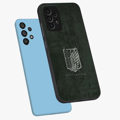 Wings Of Freedom Glass Case displayed in angled mockup highlighting graceful wing design with inspirational aesthetic.