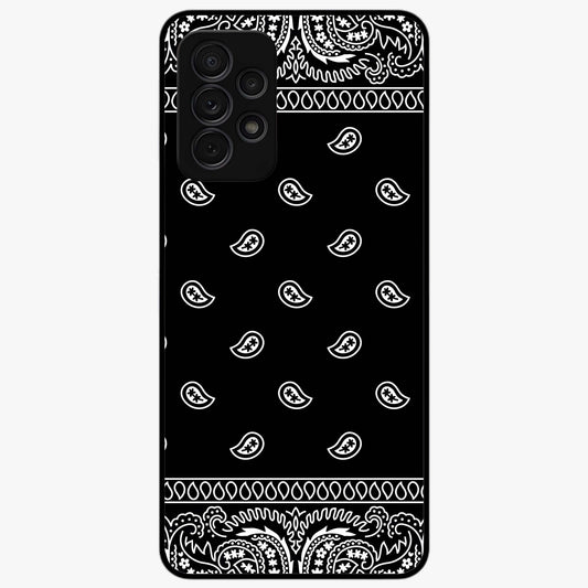 Retro Rebel Threads Glass Case showing flat back view with vintage street style artwork and glossy glass finish.