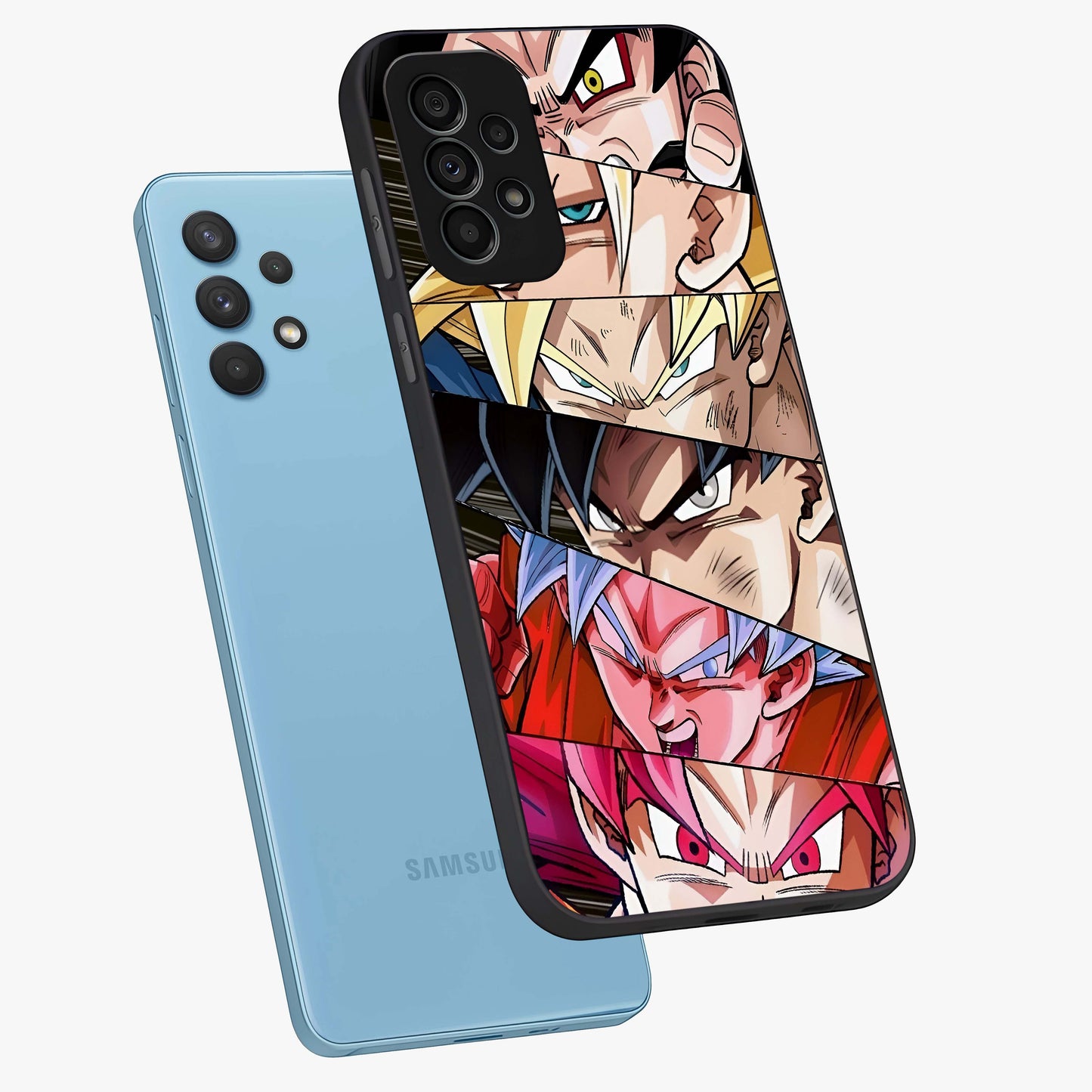 Anime Character Glass Case displayed in angled mockup highlighting colorful anime character illustration.