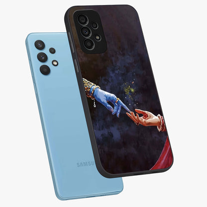 Divine Touch Eternal Glass Case displayed in angled mockup highlighting elegant divine inspired design with calm aesthetic style.