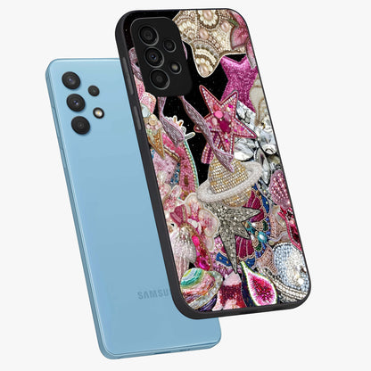 Starlit Jewel Dream Glass Case displayed in angled mockup highlighting glowing celestial jewel design with dreamy aesthetic.