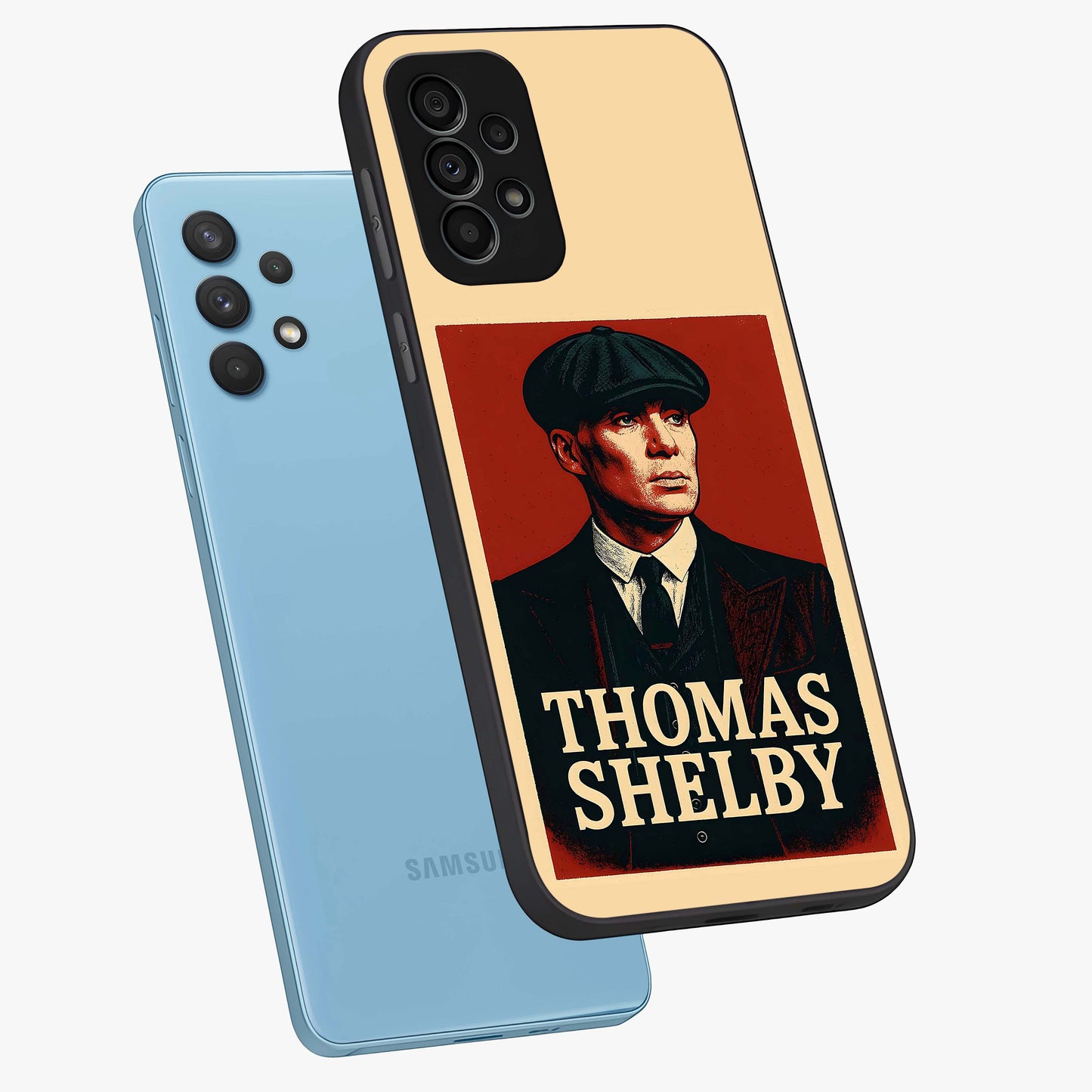 Vintage Mafia Authority Glass Case displayed in angled mockup highlighting powerful retro design with classic gangster aesthetic.
