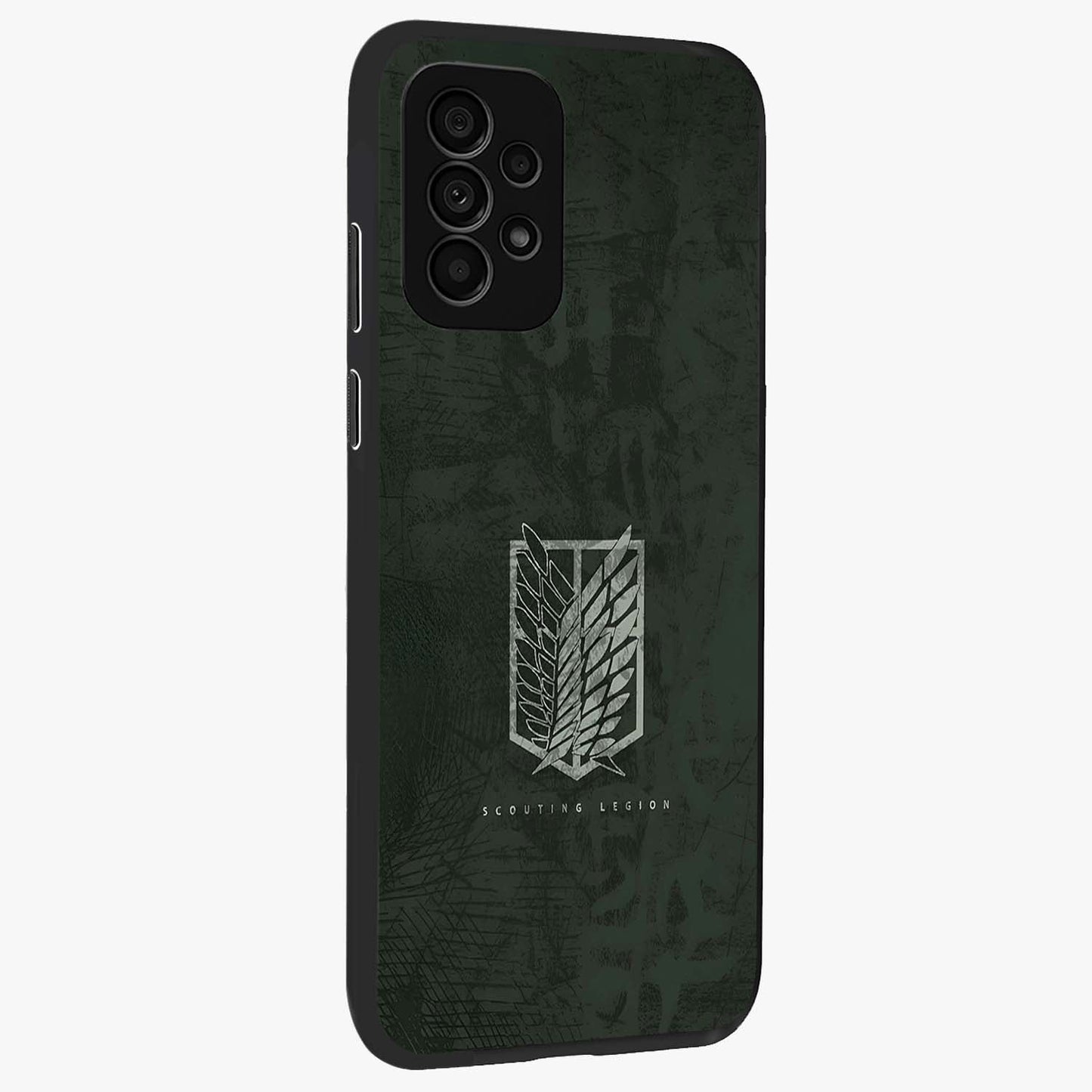 Wings Of Freedom Glass Case upright view showcasing powerful wings artwork with freedom themed design.