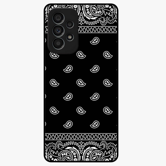 Retro Rebel Threads Glass Case showing flat back view with vintage street style artwork and glossy glass finish.