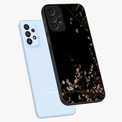 Petal Moon Light With Custom Name Glass Case displayed in angled mockup highlighting delicate petal design with custom name feature.