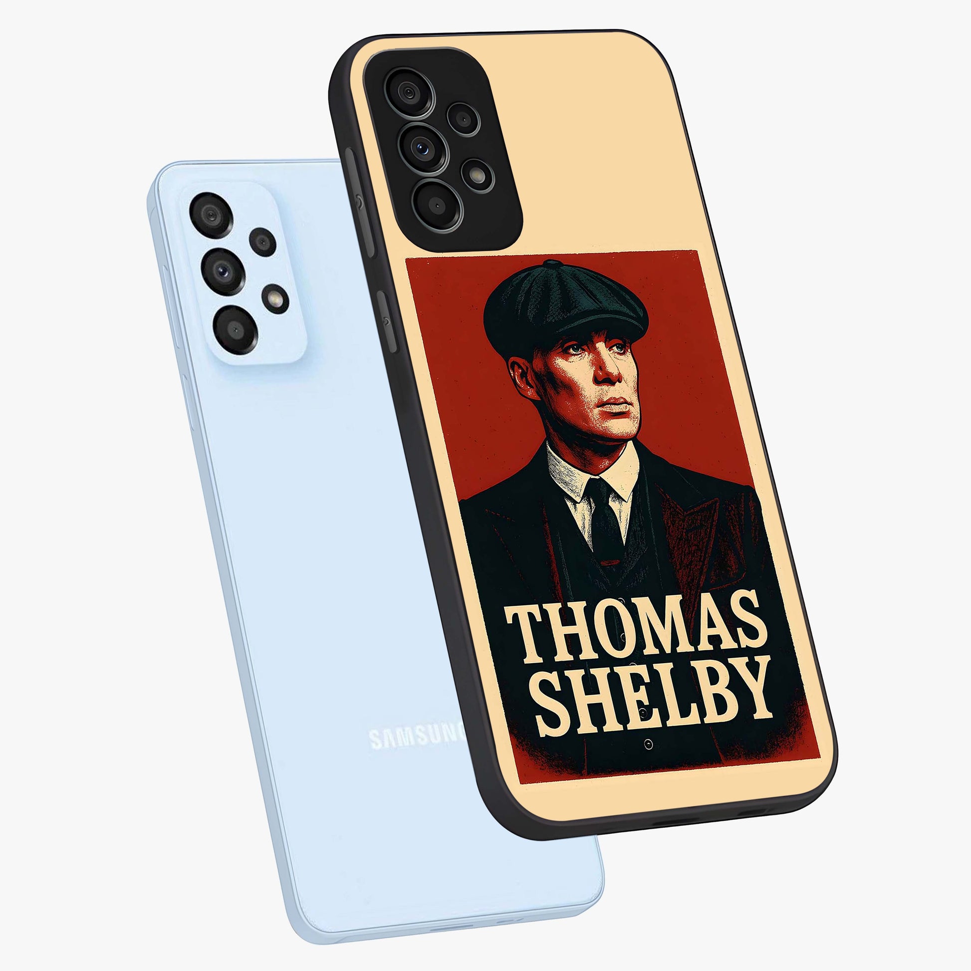 Vintage Mafia Authority Glass Case displayed in angled mockup highlighting powerful retro design with classic gangster aesthetic.