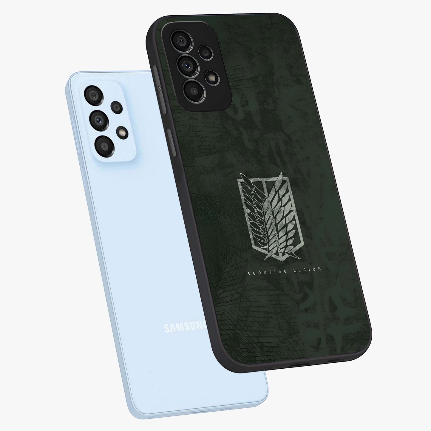 Wings Of Freedom Glass Case displayed in angled mockup highlighting graceful wing design with inspirational aesthetic.