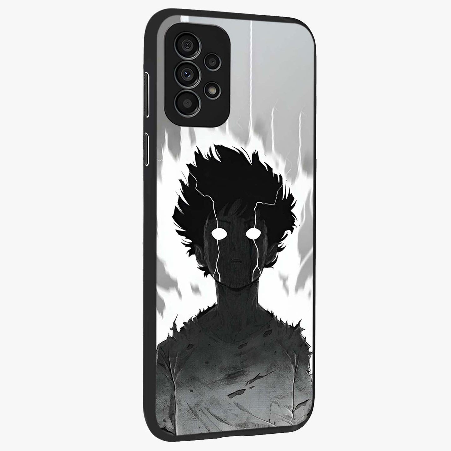 Awakened Inner Rage Glass Case upright view showcasing dramatic artwork with strong expressive aesthetic.