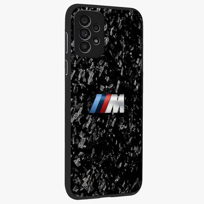 Carbon Speed Mark Glass Case upright view showcasing modern carbon speed graphic with bold automotive theme.