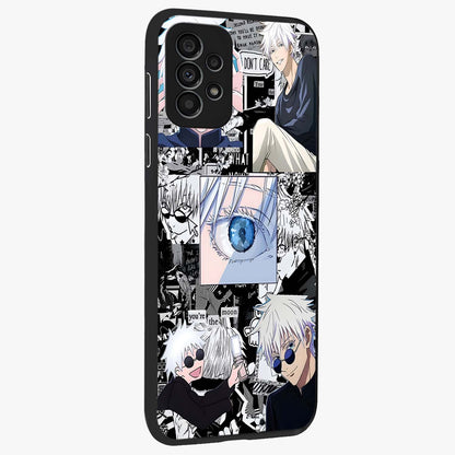 Infinity Sorcerer Chaos Glass Case upright view showcasing dramatic sorcerer artwork with chaotic mystical theme.