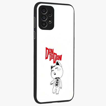 Playful Spirit Charm Glass Case upright view showcasing vibrant charm artwork with fun artistic theme.