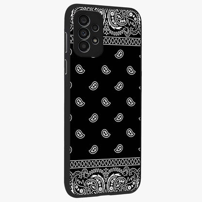 Retro Rebel Threads Glass Case upright view showcasing stylish vintage artwork with bold retro theme.