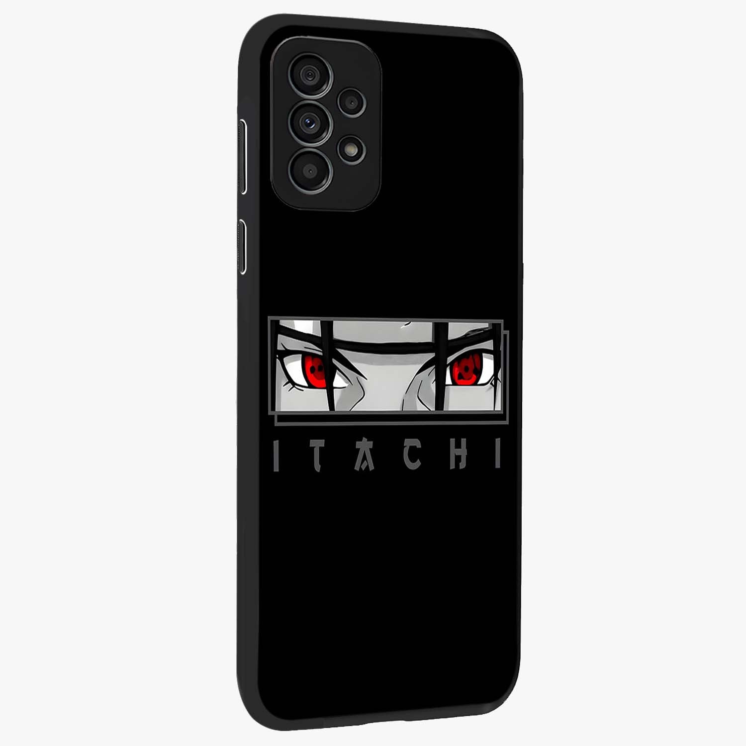 Scarlet Gaze Dominance Glass Case upright view showcasing powerful dramatic artwork with dominant artistic theme.