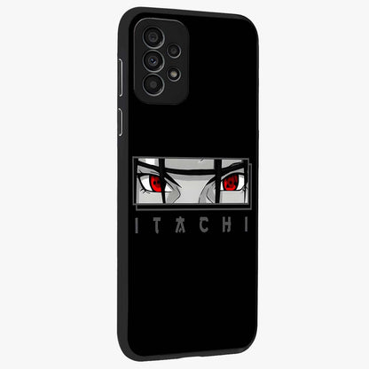 Scarlet Gaze Dominance Glass Case upright view showcasing powerful dramatic artwork with dominant artistic theme.
