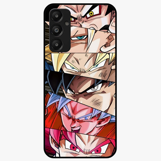 Anime Character Glass Case showing flat back view with vibrant anime artwork and glossy glass finish.