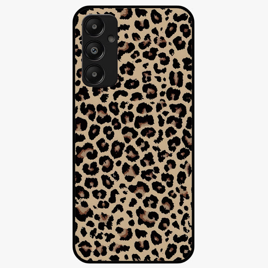 Savage Chic Pattern Glass Case showing flat back view with stylish patterned artwork and glossy glass finish.