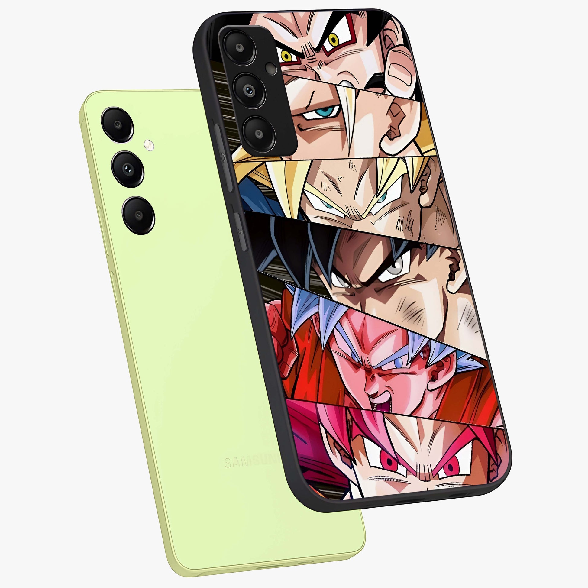 Anime Character Glass Case displayed in angled mockup highlighting colorful anime character illustration.