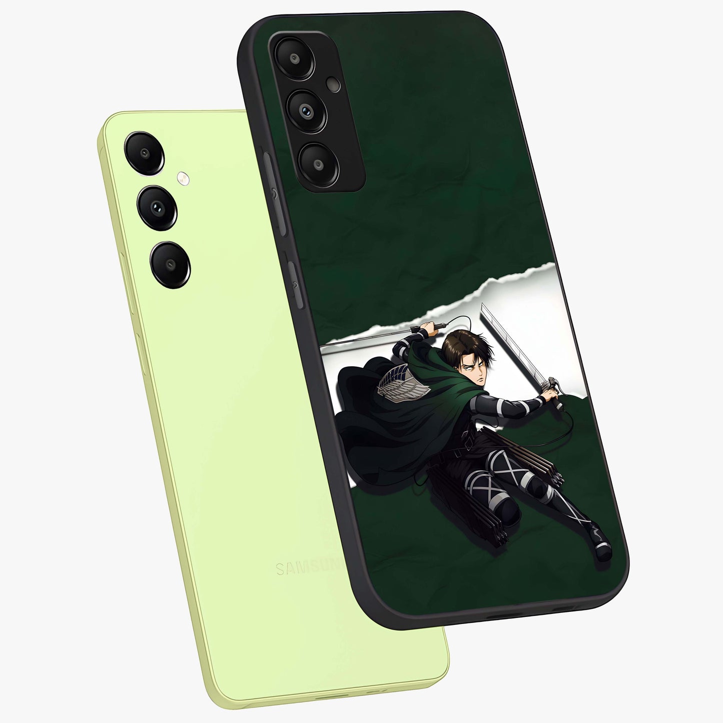 Emerald War Vanguard Glass Case displayed in angled mockup highlighting intense battle inspired design with emerald tone aesthetic.