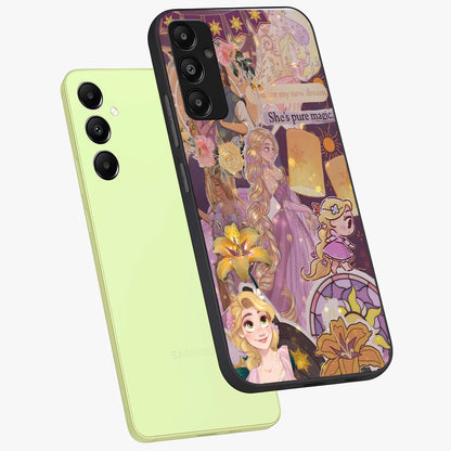 Magical Tangled Dream Glass Case displayed in angled mockup highlighting whimsical fantasy design with magical aesthetic.