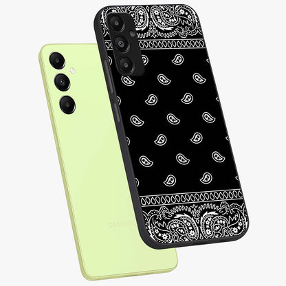 Retro Rebel Threads Glass Case displayed in angled mockup highlighting retro inspired graphic design with rebellious aesthetic.