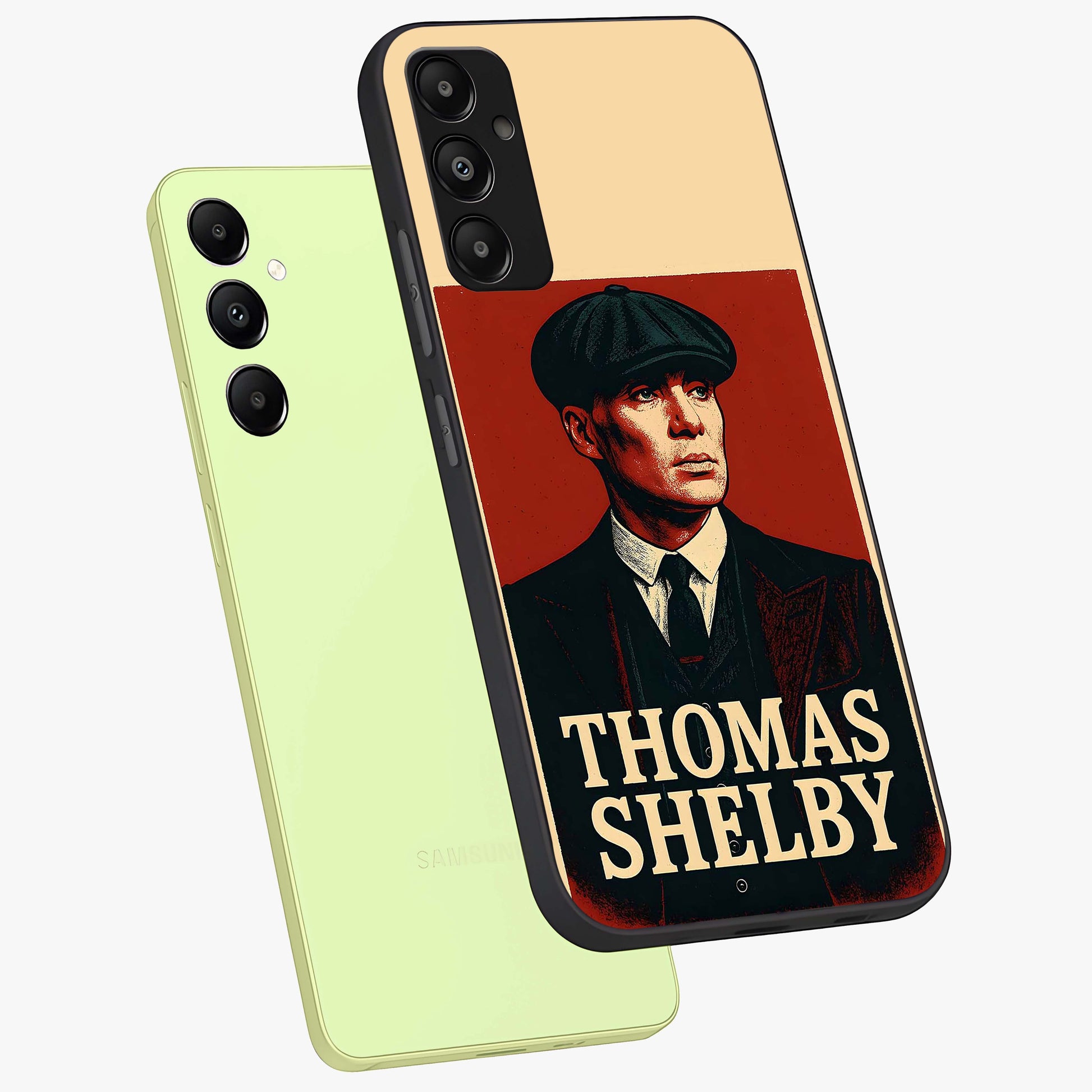 Vintage Mafia Authority Glass Case displayed in angled mockup highlighting powerful retro design with classic gangster aesthetic.