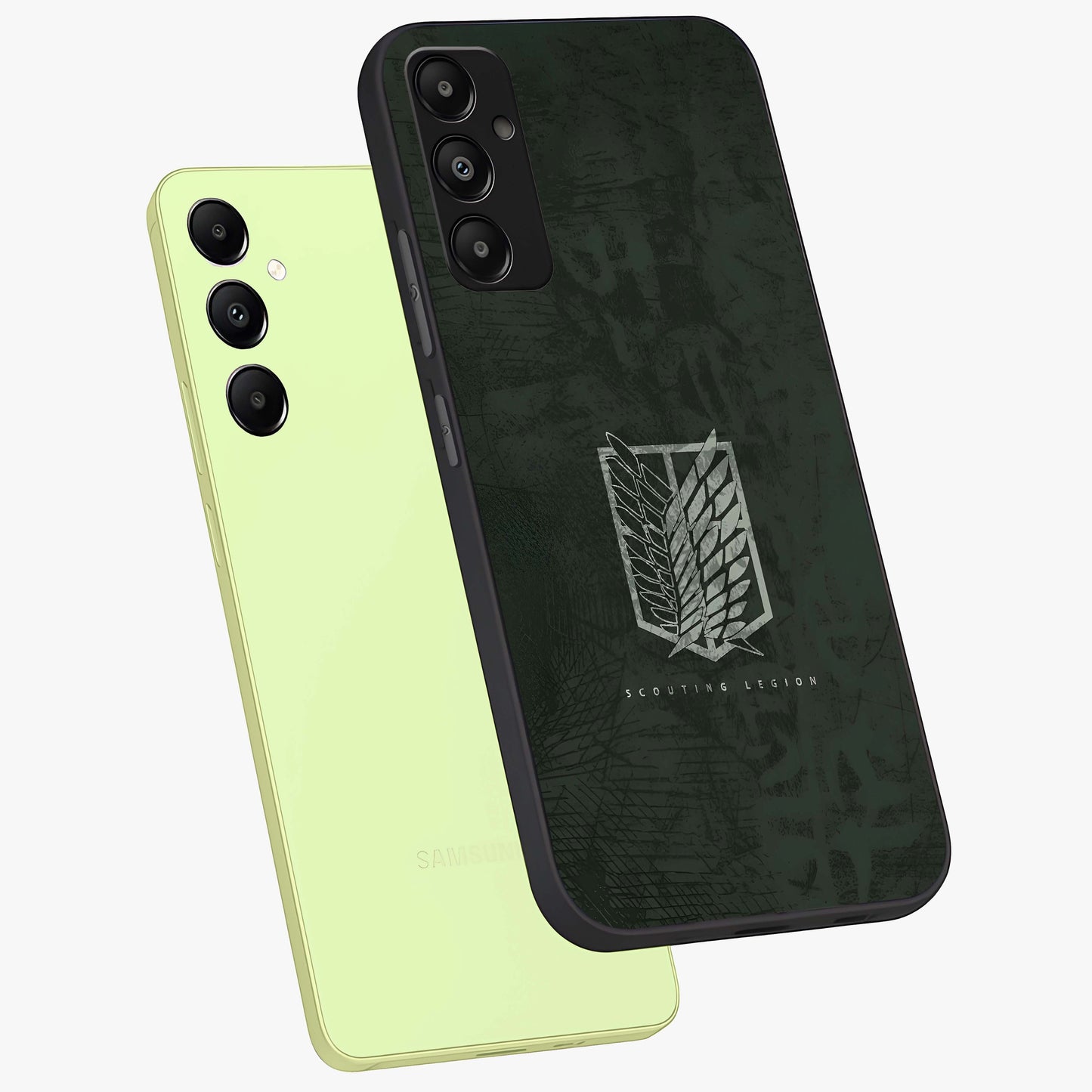 Wings Of Freedom Glass Case displayed in angled mockup highlighting graceful wing design with inspirational aesthetic.