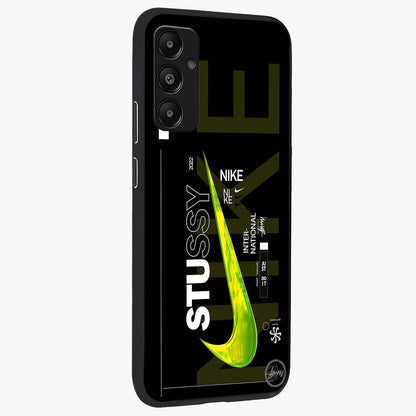 Neon Street Edition Glass Case upright view showcasing colorful neon artwork with modern street culture theme.