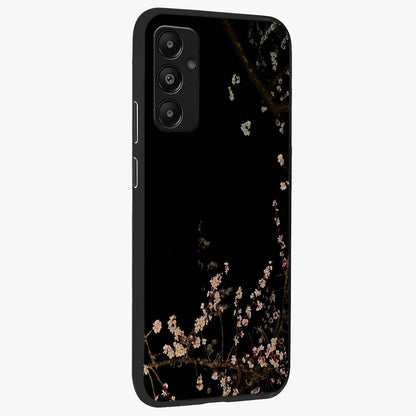 Petal Moon Light With Custom Name Glass Case upright view showcasing elegant floral moon artwork with personalized aesthetic.
