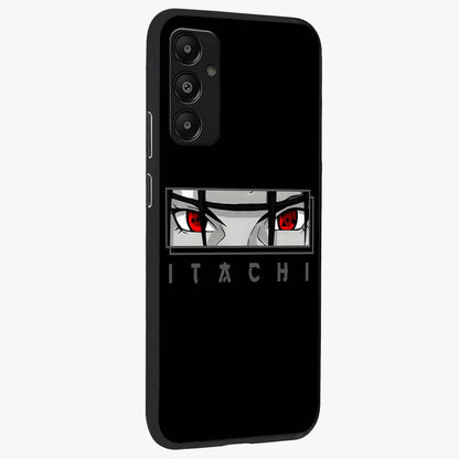 Scarlet Gaze Dominance Glass Case upright view showcasing powerful dramatic artwork with dominant artistic theme.