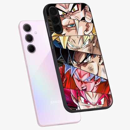 Anime Character Glass Case displayed in angled mockup highlighting colorful anime character illustration.