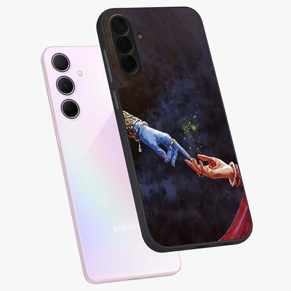 Divine Touch Eternal Glass Case displayed in angled mockup highlighting elegant divine inspired design with calm aesthetic style.