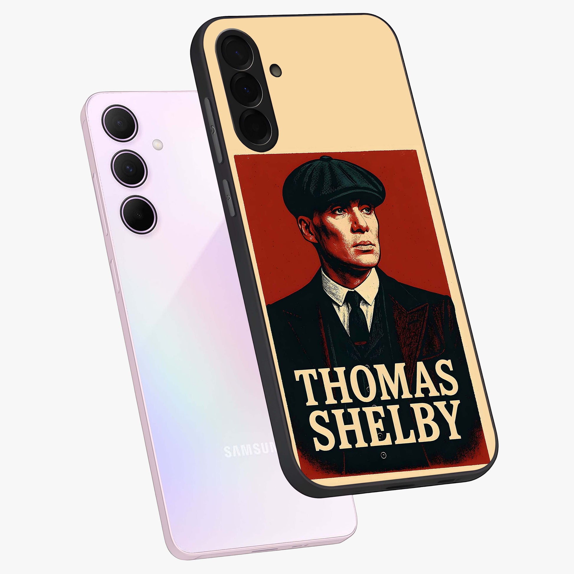 Vintage Mafia Authority Glass Case displayed in angled mockup highlighting powerful retro design with classic gangster aesthetic.