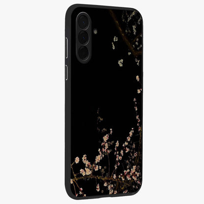 Petal Moon Light With Custom Name Glass Case upright view showcasing elegant floral moon artwork with personalized aesthetic.