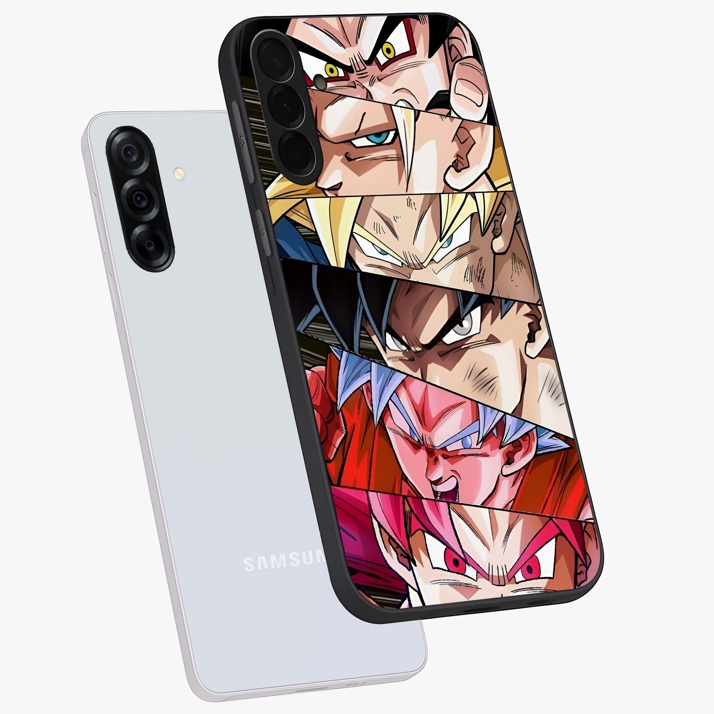 Anime Character Glass Case displayed in angled mockup highlighting colorful anime character illustration.