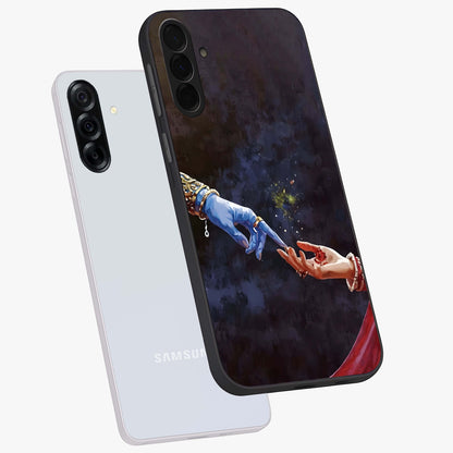 Divine Touch Eternal Glass Case displayed in angled mockup highlighting elegant divine inspired design with calm aesthetic style.