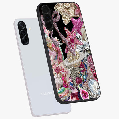 Starlit Jewel Dream Glass Case displayed in angled mockup highlighting glowing celestial jewel design with dreamy aesthetic.