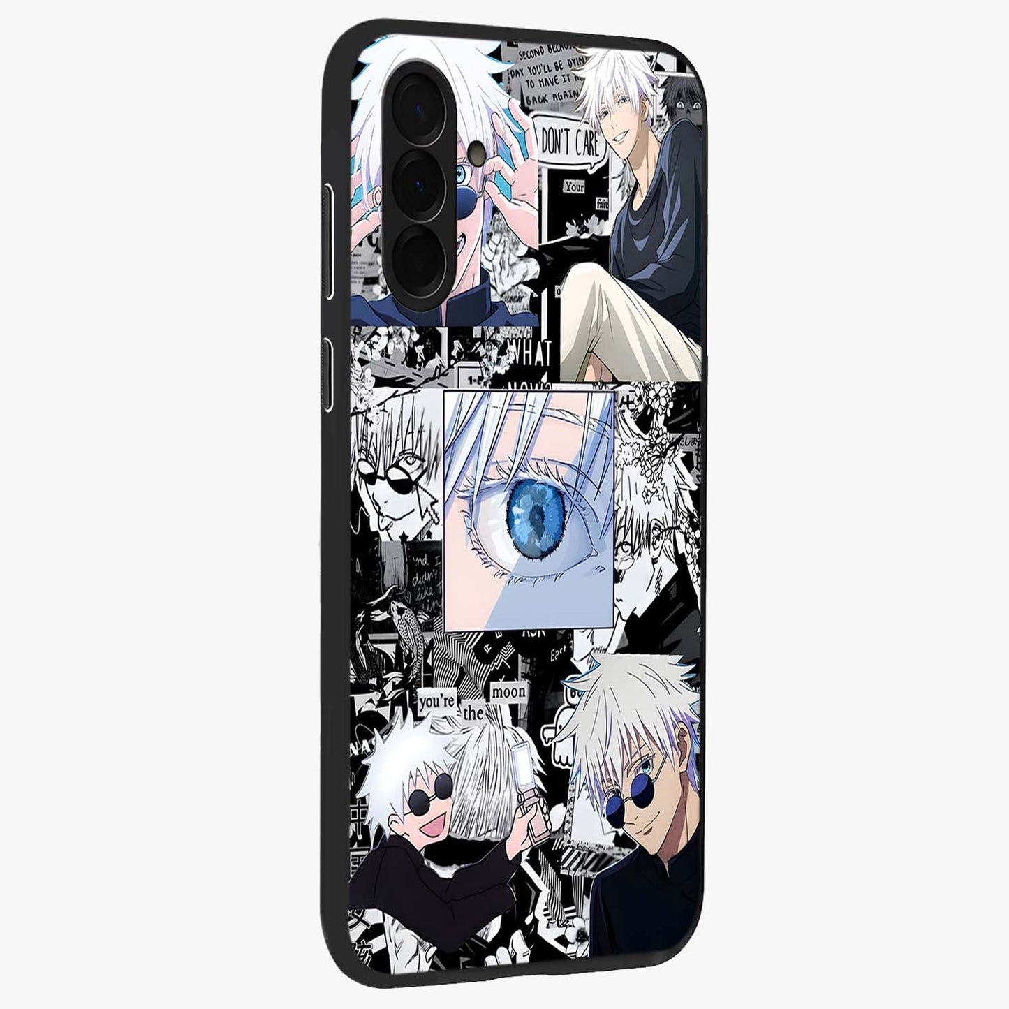 Infinity Sorcerer Chaos Glass Case upright view showcasing dramatic sorcerer artwork with chaotic mystical theme.